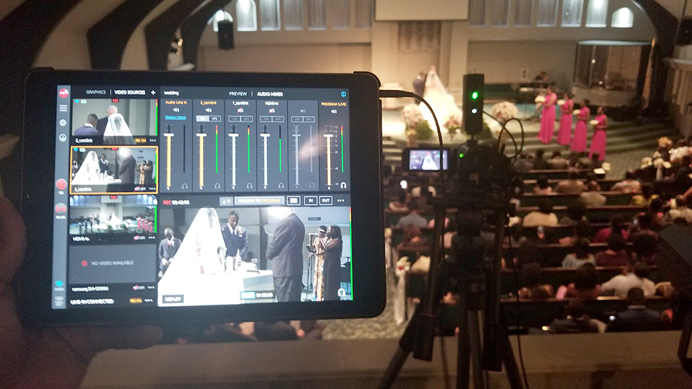 Multi Camera Live Stream Wedding Services
